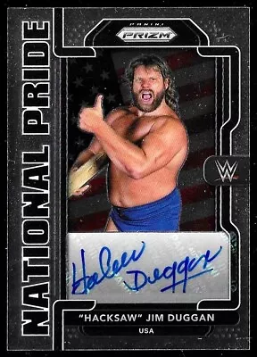 2022 Panini Prizm Chronicles WWE National Pride Auto Hacksaw Jim Duggan • $26.89