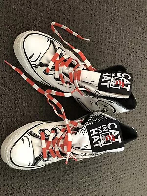 Dr Seuss Cat In The Hat Converse High Tops • $100
