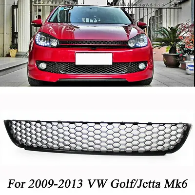Honeycomb Front Bumper Mesh Grille Lower Grill For VW Golf/Jetta MK6 2010-2014 • $48.50