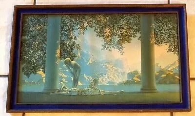 Original Maxfield Parrish Titled  DAYBREAK  W/ Original Deco Frame Circa.1922 • $180