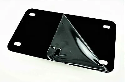 BLACK Aluminum Motorcycle License Plate Blank 4x7 .025 0.5mm Laser Cut In USA • $7.49