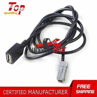 Car AUX USB MP3 Audio Input Cable Adapter For Toyota Camry RAV4 Corolla Lexus • $5.85