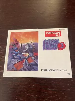 Mega Man 3 (NES Nintendo) Instruction Booklet Manual Only • $15.98