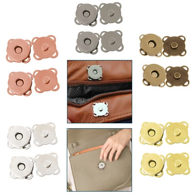 £2.89 • Buy 14mm 18mm Magnetic Snaps Purse Fasteners Making Hardware Bag Closure Clasp Stud