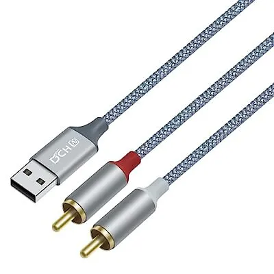 DCHAV 4ft RCA To USB Audio Cable Type A To 2 RCA Adapter Cord Male 2RCA Y Spl... • $16.84