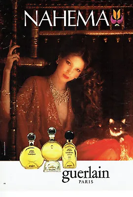 1981 Advertising 108 Advertising Ad Nahema Perfume By Guerlain • $3.19