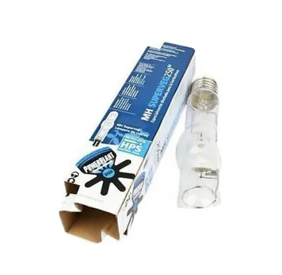 PowerPlant Metal Halide 250w Lamp Power Plant 250w Bulb Grow Bulb • £19.97