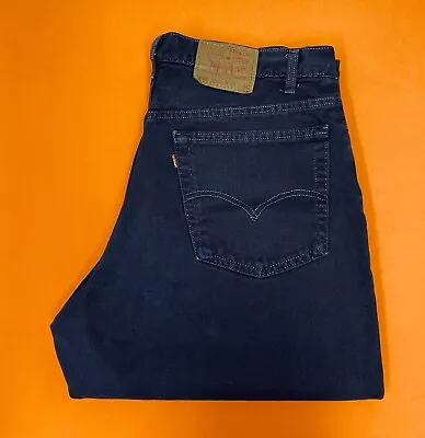 Levi Strauss 555-2759 Vintage Dark Blue Jeans Size 36x34 (Tag 38x34) Made In USA • $20