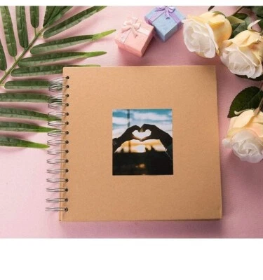 £5.99 • Buy Paper Junkie Hardcover Kraft Scrapbook Album (8x8 Inches)