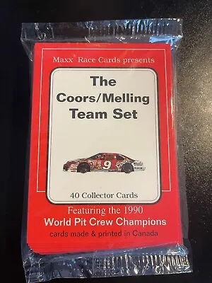 1991 Maxx Race Cards Presents The Coors/melling Factory Sealed 40 Crd Team Set   • $7.99