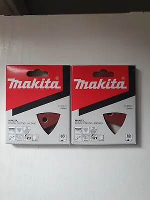 £8.99 • Buy Makita P-33277 Hook & Loop Paper Delta Will Also Fit Bosch Festool Metabo 2Packs