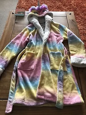 Kate Morgan Unicorn Dressing Gown - Age 11-12 - In Good Condition • £5