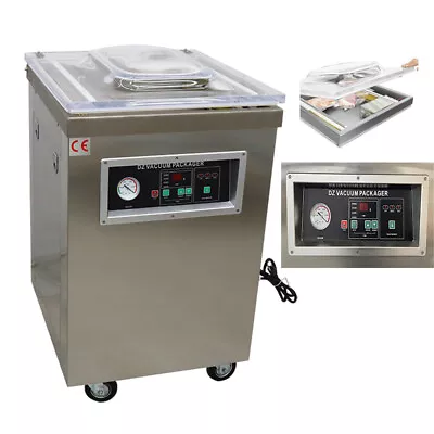 Stainless Steel Single Chamber 25 X22 Vacuum Packer Food Fruits Sealer 110V 950W • $1316