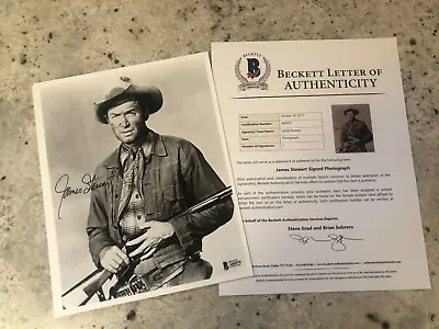 Jimmy Stewart ~ Signed / Autographed 8x10 Photo - Full Beckett Authentication • $250