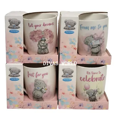 Me To You Ceramic Coffee Pk Of 1/4 Mug Tatty Teddy Tea Cups Novelty Gift Mugs • £8.33