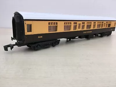 O Gauge Lima GWR Brown/yellow/white Composite Coach. 2 Or 3 Rail (1 Of 8) Boxed. • £35