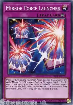 SDRR-EN037 Mirror Force Launcher 1st Edition Mint YuGiOh Card • £0.99