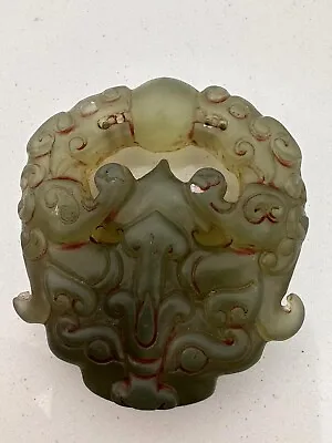 🧡Antique Chinese 20th Century Carved Dragon Jade/hardstone Figure. • £45