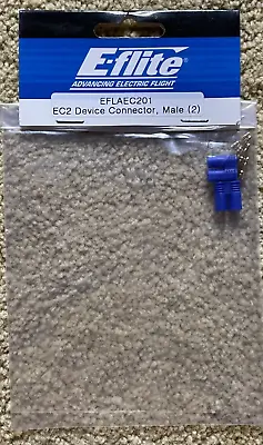 NEW E-Flite EC2 Battery Connectors Pair Male EFLAEC201 Replacement R/C Part • $4.99