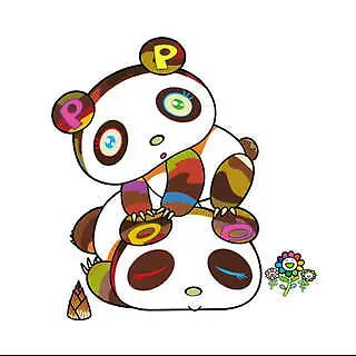 Takashi Murakami Panda.  Suyasuya. Sleep Cubs Hoyoyo  Zzzzz Ball Of Flowers • $2999