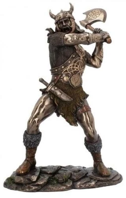 £59.95 • Buy Berserker Bronze Statue 28 Cm