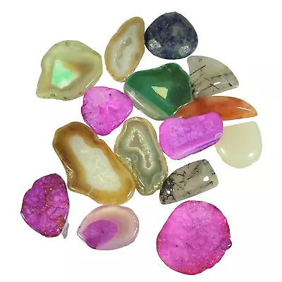 261.00Ct Natural Loose Gemstone Mixed Gems Lot Mix Cabochon Semi Precious Stone • $14.78