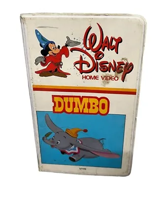 DUMBO Walt Disney Home Video Vhs Vintage Original Orange Label Release 1983 • $14.99