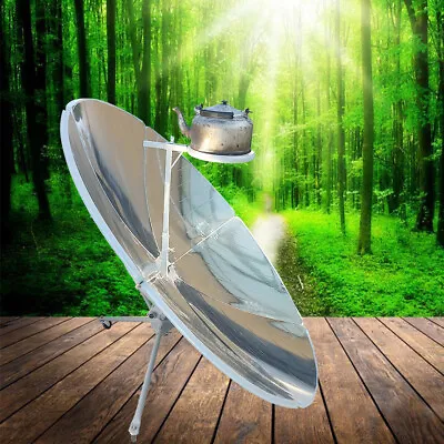 59 Inch Sun Solar Cooker Parabolic 1500W Sun Concentration Oven Outdoor Stove US • $85