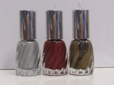 Borghese Protective Nail Lacquer 3 Colors Diamante Granato & Oliva 3 X 0.16 Oz • $9.99