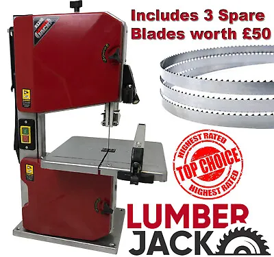 £149.99 • Buy Lumberjack 8  Woodworking Bandsaw Bench Top With Table Light Fence & Blade 230v