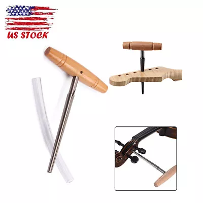 Wood Hand Violin Guitar Peg Hole Reamer Tapered 4 Fluted Chamfer Luthier Tool • $20.21