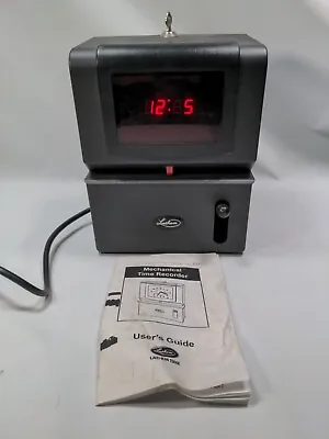 Lathem Time Clock Digital DD2103 Used Needs Ribbon Comes With Manual & Key • $44