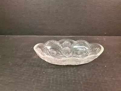 Cambridge Glass Inverted Thistle Sugar Candy Olive Vanity Dish Vintage 7.5  X 2  • $12