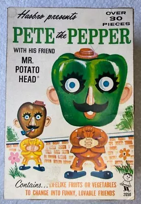 Vintage Hasbro Pete The Pepper. Mr Potato Head (2 Included) And Bonus Orange • $25