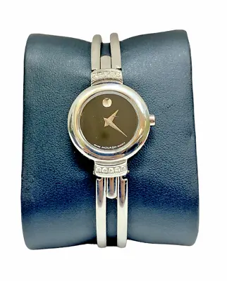 Movado Harmony Women's Black Dial Diamond Watch • $249.99