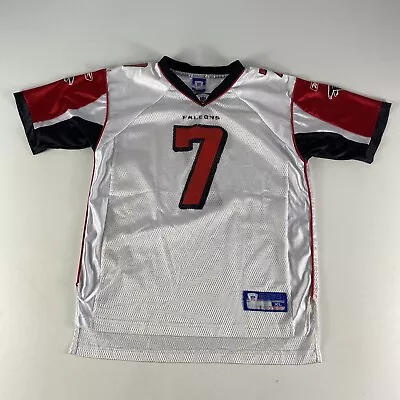 Michael Vick Reebok Jersey Boys XL White Atlanta Falcons NFL Football • $15.19