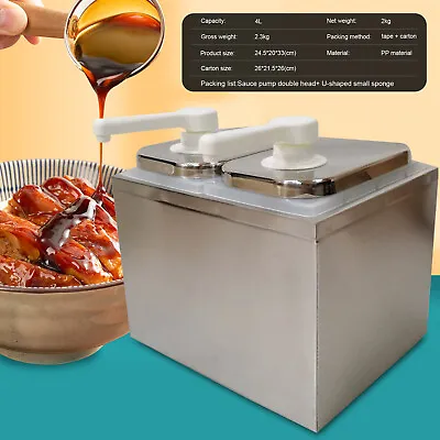 Commercial Hot Fudge Nacho Cheese Sauce Pump Dispenser Dispensing 2-8L US • $67