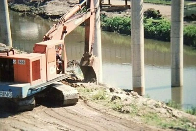 $8.69 • Buy YM08 35mm Original Slide Classic AMERICANA OVERPASS CONSTRUCTION KOEHRING