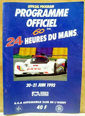 Vintage Official Programme LE MANS 24 Hours JUNE 1993 62 Pgs French Language • £8.99