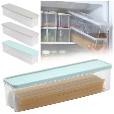 Pasta Container Noodle Storage Box Plastic Noodle Box Sealed Refrigerator • $17