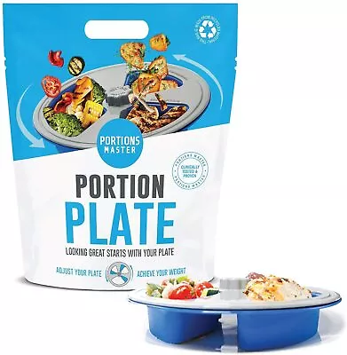 Portion Plate | Diet Weight Loss Aid | Portions Master Plate • $23.99