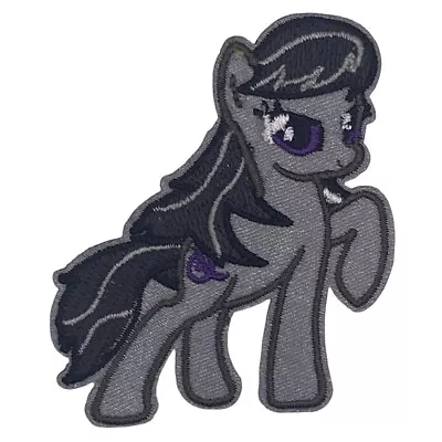 My Little Pony Patch Ironing Painting Patches Applique Unicorn Grey Black • £5.11