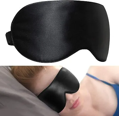 $9.99 • Buy Silk Eye Mask Sleep Mask Blindfold 100% Mulberry Blockout Cover Relaxing Soft