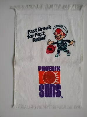 Vintage Phoenix Suns Alka Seltzer Speedy Promo Towel  NBA New Old Stock 11x18 • $29.95