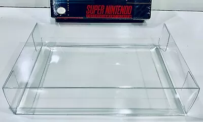 1 Box Protector For The Original SNES Controller Box!  Super Nintendo Clear Case • $0