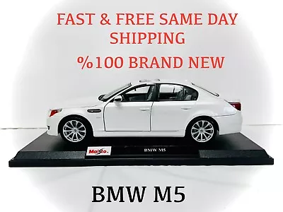 Maisto 1:18 Special Edition BMW M5 White Diecast Model Car Boxed (NEW) • $43.99