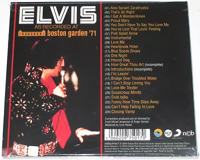 $69.95 • Buy Elvis - Boston Garden '71 - FTD CD - Elvis On Tour  On Stage  - Chicago Stadium