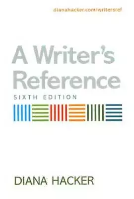 A Writer's Reference - Plastic Comb By Hacker Diana - GOOD • $3.73