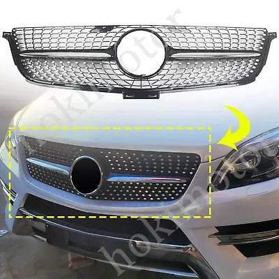 For Mercedes-Benz W166 ML250 ML350 ML400 ML500 2013-15 Front Bumper Grille Grill • $126.81