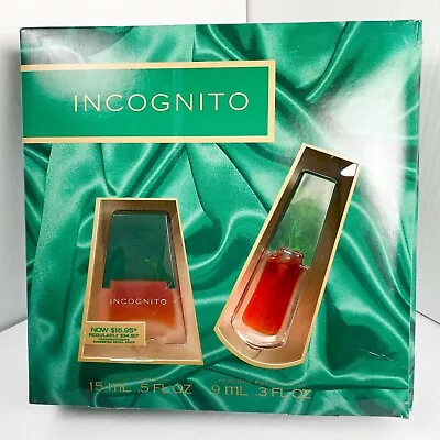 New INCOGNITO Private Collection Cologne 0.5 & Perfume 0.3 Gift Set VINTAGE RARE • $39.99